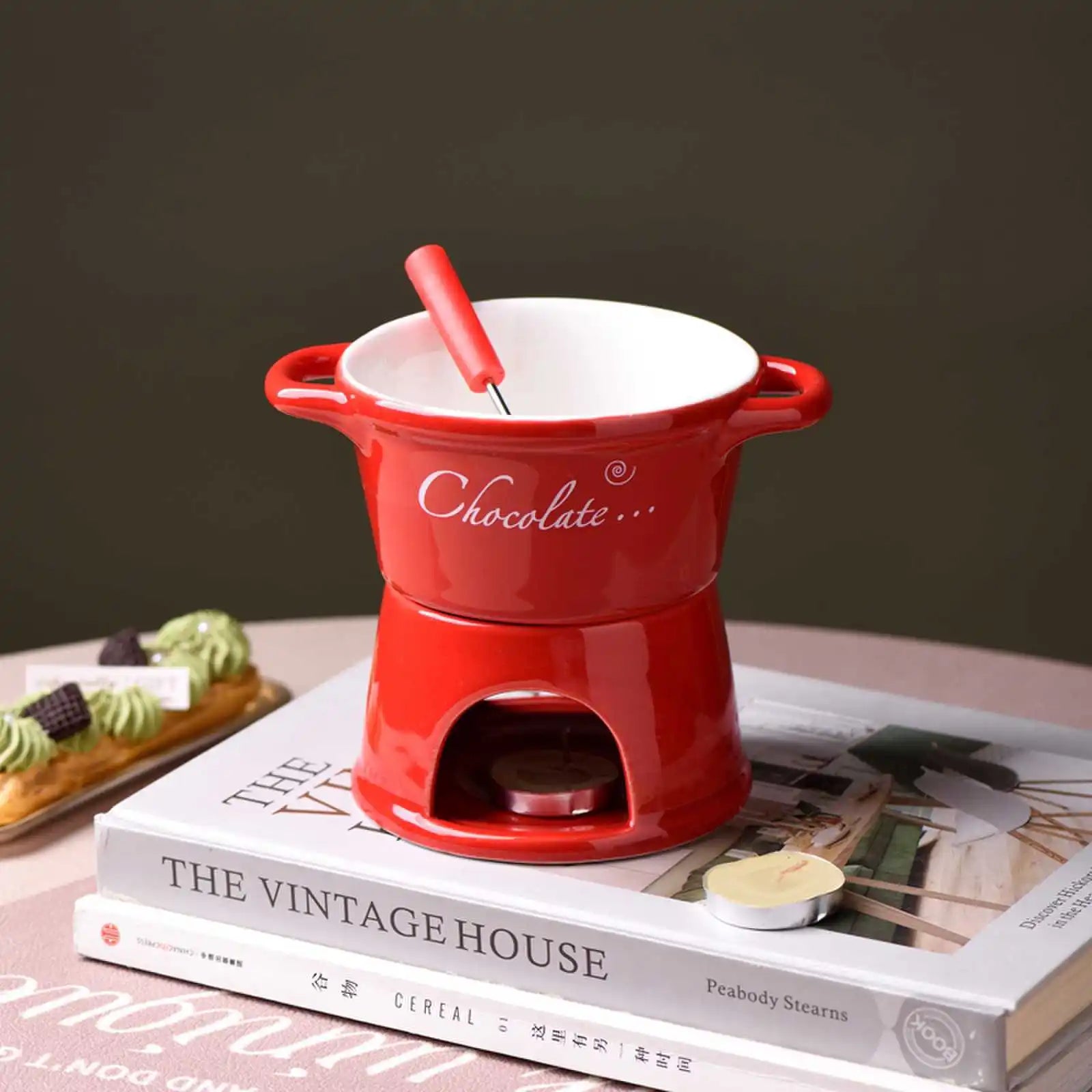 Taza Fondue ChocoHeat – Taza Calefactable para Chocolate y Queso 🍫