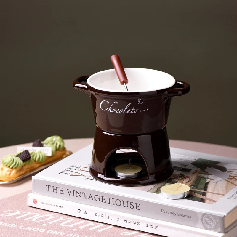 Taza Fondue ChocoHeat – Taza Calefactable para Chocolate y Queso 🍫