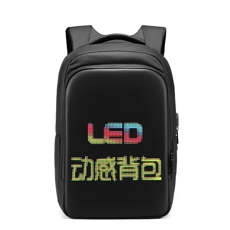 Mochila LED Christmas Edition – Pantalla Personalizable con Mensajes y Dibujos🎒