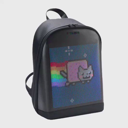 Mochila LED Christmas Edition – Pantalla Personalizable con Mensajes y Dibujos🎒